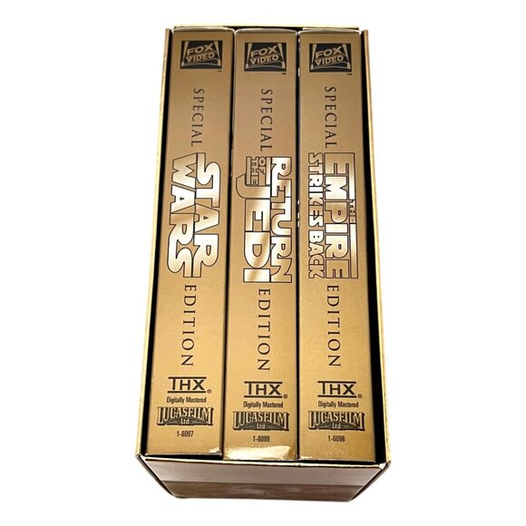 Star Wars Trilogy VHS Boxset Special Edition New Hope Empire Return Jedi 1997 - Picture 9 of 10
